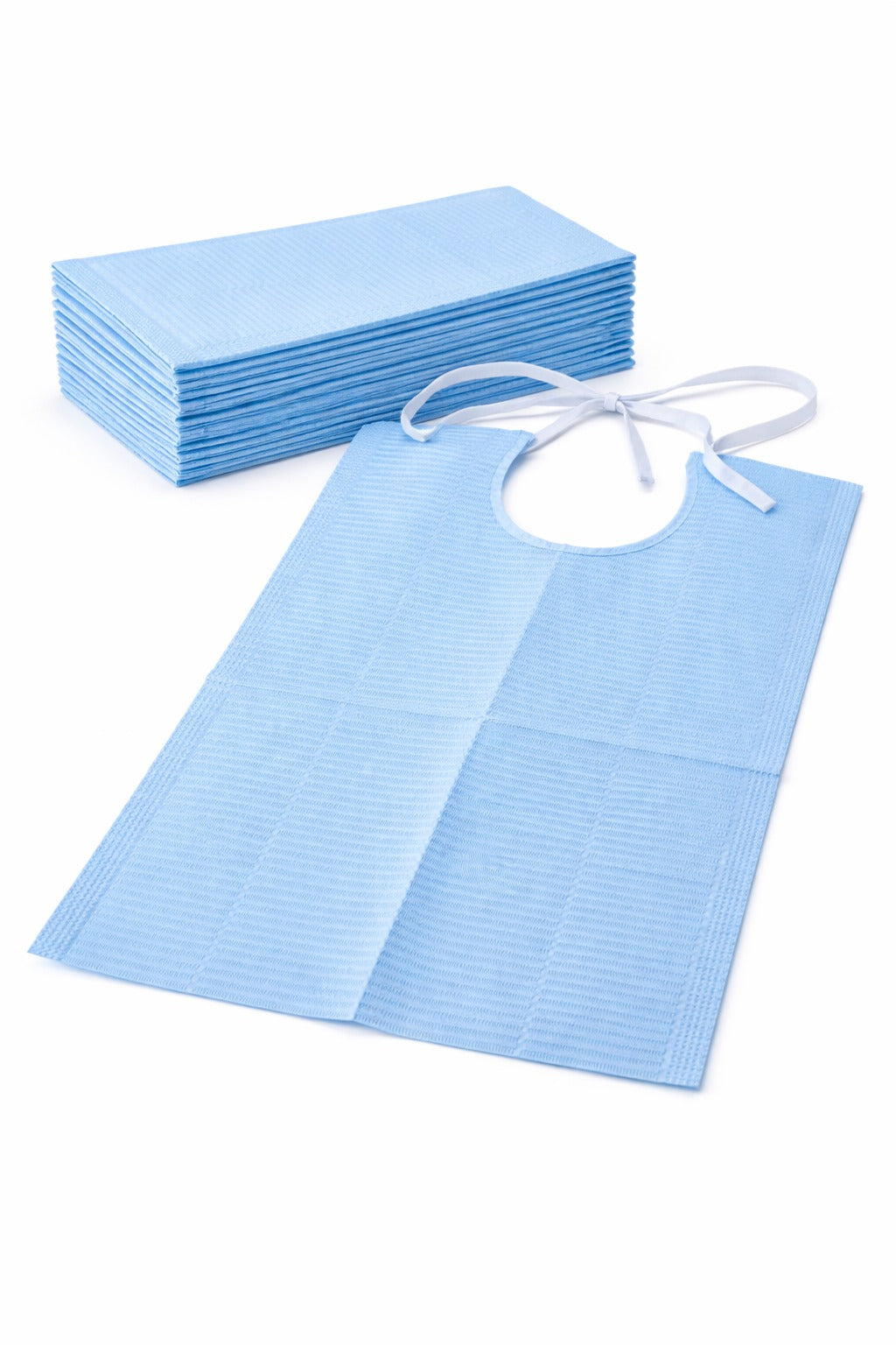 BABERO DESECHABLE PARA PACIENTE Kit 50Pz